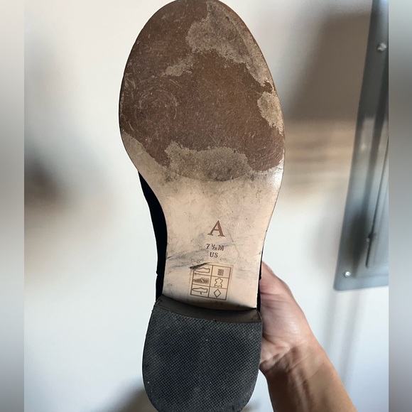 Anthropologie Round-Toe Velvet Ankle Boots - Picture 6 of 6